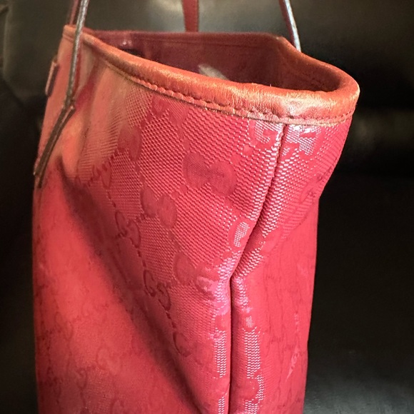 Gucci red tote bag - Picture 3 of 15